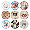 Personalized Pet Portrait Round Accent Rug
