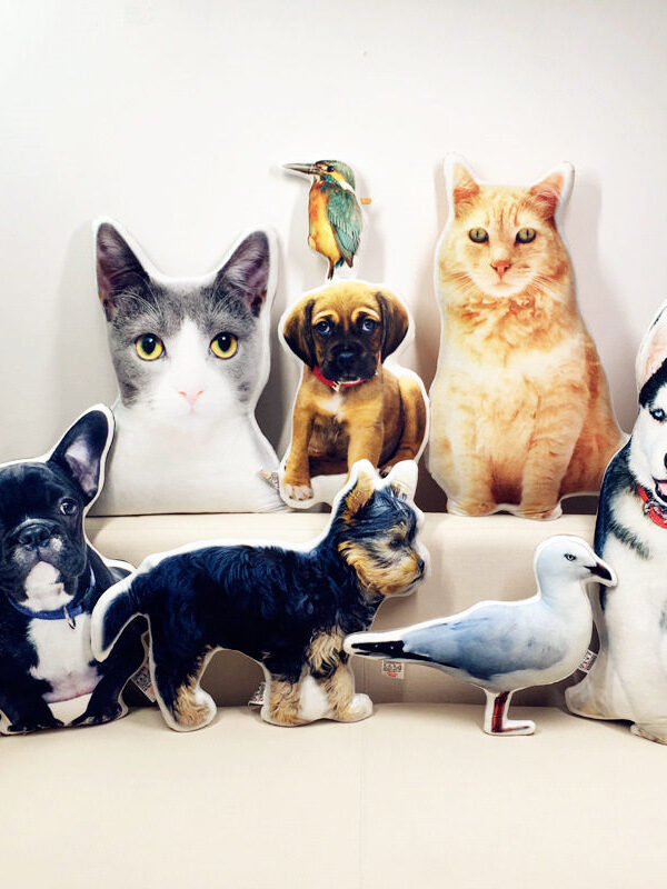 Personalized Pet Photo Shape Pillow | Custom Plush Companion