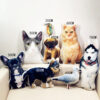 Personalized Pet Photo Shape Pillow | Custom Plush Companion