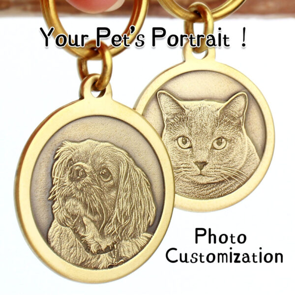 详情-09 Personalized Handcrafted 3D Engraved Pet ID Tag