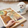 Personalized Pet Photo Puzzle Framed Wall Art