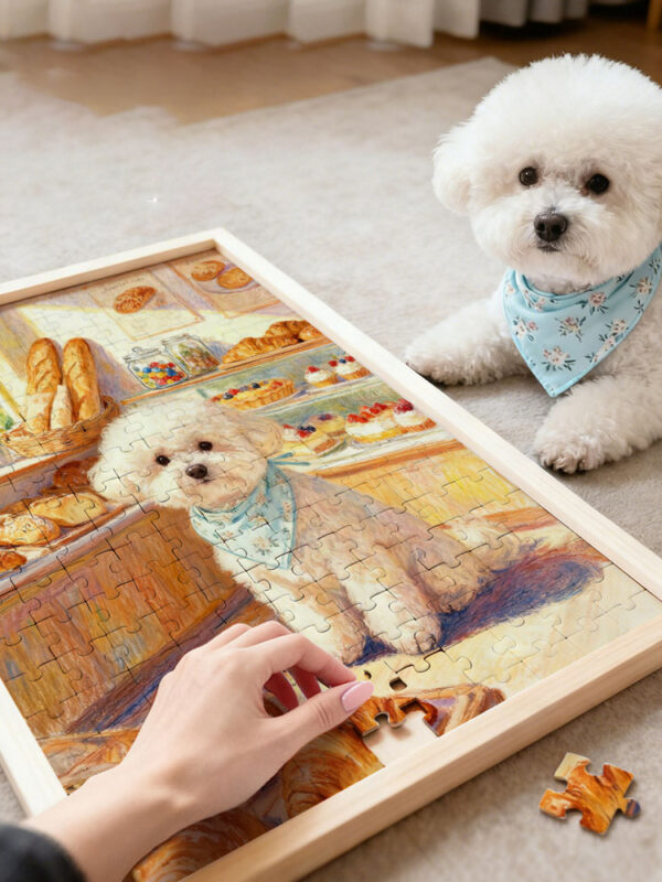 Personalized Pet Photo Puzzle Framed Wall Art