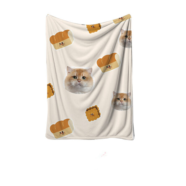 Personalized Pet Photo Soft Flannel Blanket