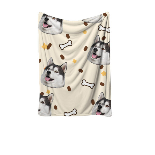 Personalized Pet Photo Soft Flannel Blanket