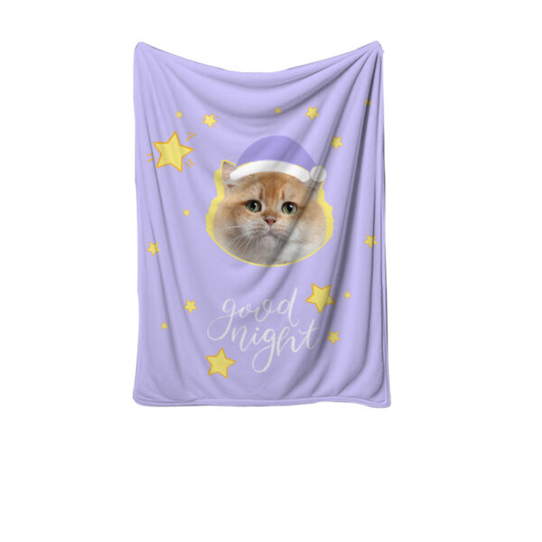 Personalized Pet Photo Soft Flannel Blanket