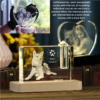 Personalized Pet Photo 3D Laser Engraved Crystal