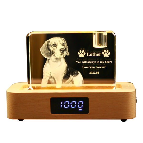 Personalized Pet Photo 3D Laser Engraved Crystal