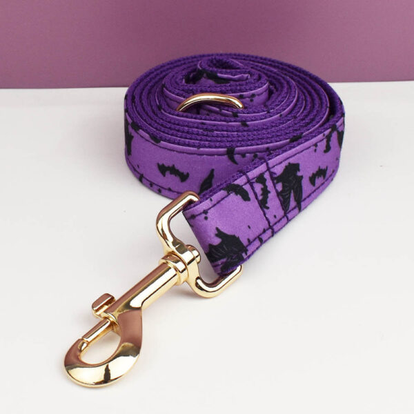halloween-bat-dog-leash-purple