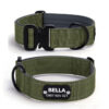 army-green-tactical-dog-collar