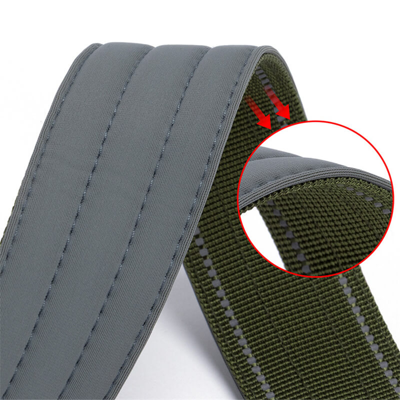 Soft and comfortable inner padding lining of the tactical dog collar for pet protection