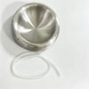 stainless-steel-cat-bowl-with-anti-slip-strip Stainless steel cat food bowl included with removable anti-slip silicone ring